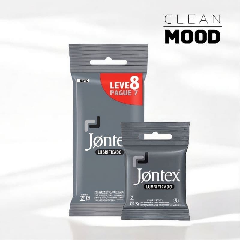 Combo Preservativo Jontex:Camisinha (Escolha entre Grande com 8 unid e Pequena com 3 unid)