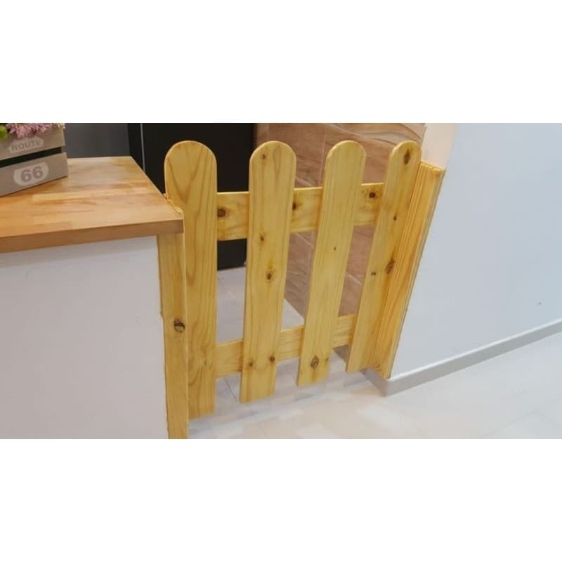 portão Portãozinho segura pets e crianças alta segurança de madeira