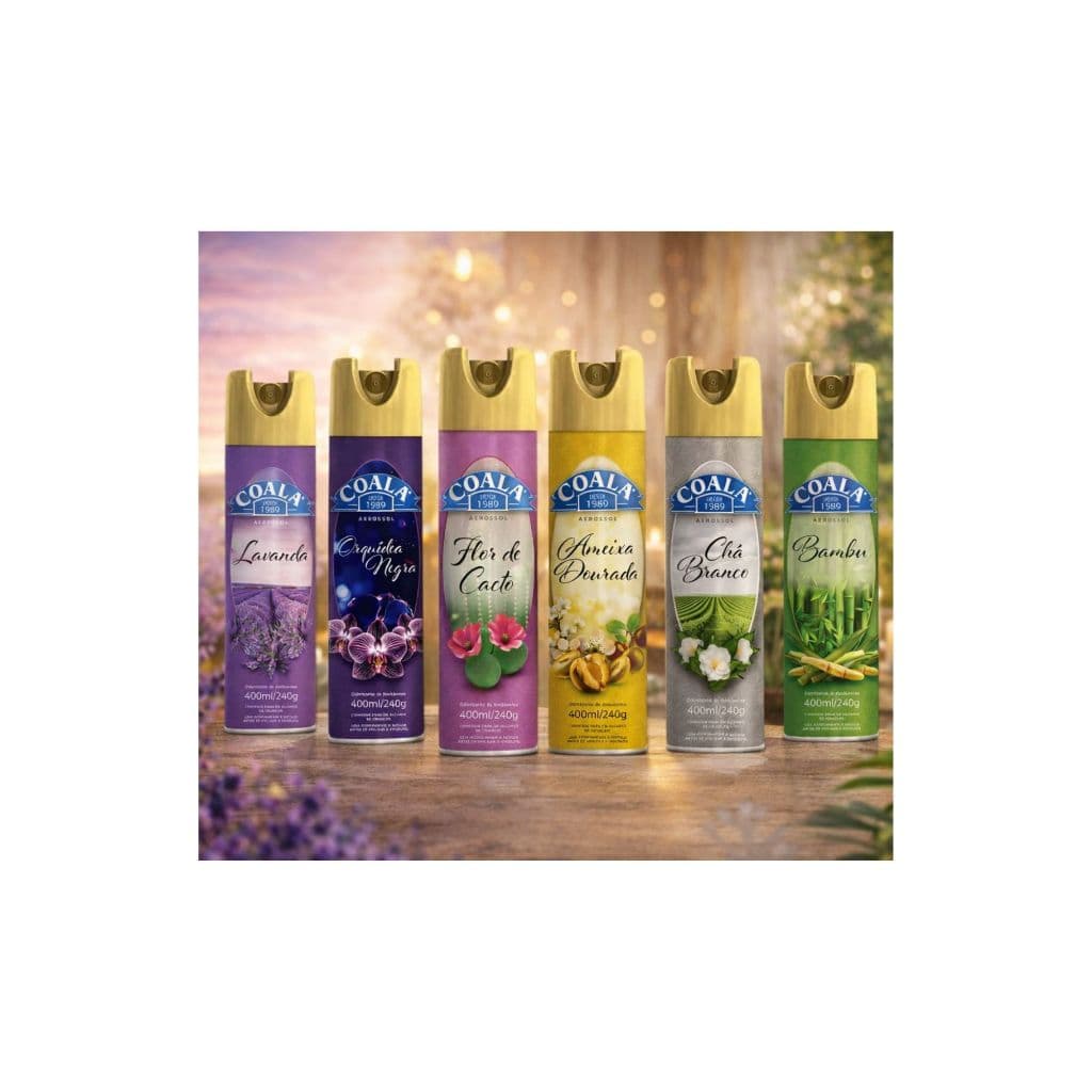Kit com 2 Aerosol Coala - Odorizante de Ambiente - 400 ML + BRINDE