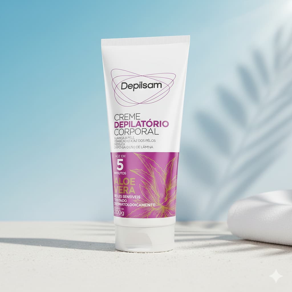 Creme Depilatório Corporal Depilsam Aloe Vera 200G