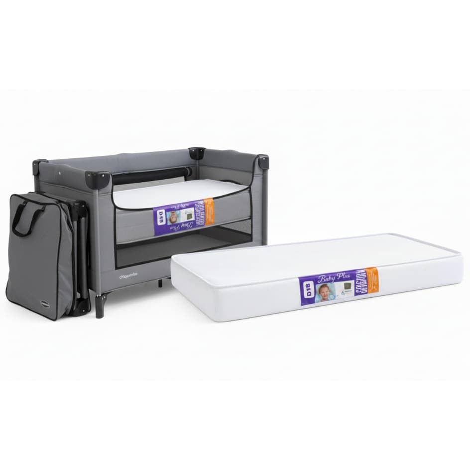 Colchão De Berço 100X70X10 Chiqueirinho Impermeável Desmontável Espuma D18 Baby