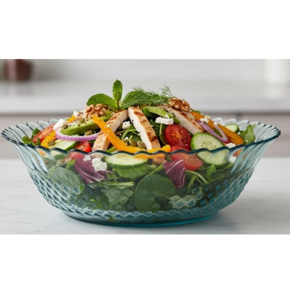 centro de mesa Dia  California vitazza saladeira vitazza 24cm