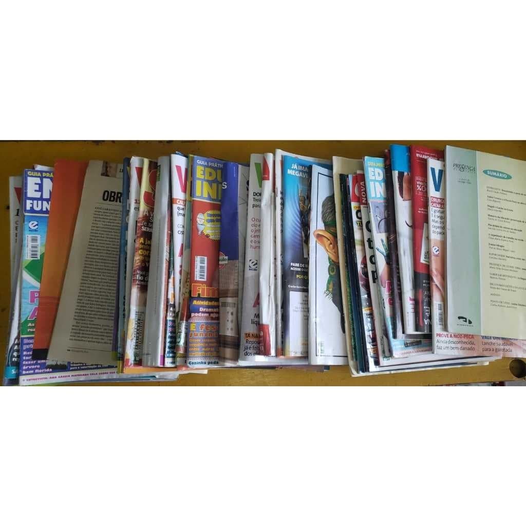 Revistas Usadas para Recorte Kit com 10 Un Capas Aleatórias SÓ R$ 40 Reais  Sebo de Mauá  O Pilar da Cultura do Brasil !