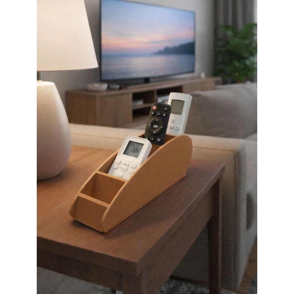 Porta Controle Remoto Porta Jóias e Trecos 5 compartimentos Elegance Home Decore Várias Cores