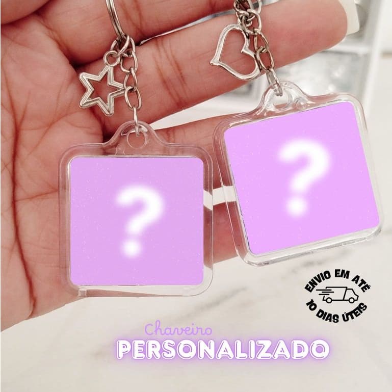 CHAVEIRO PERSONALIZADO COM FOTO