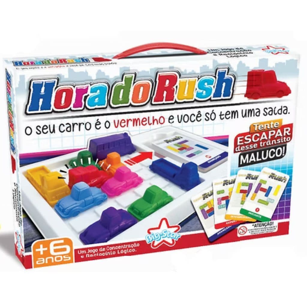 Jogo Hora Do Rush Desafio Raciocinio Logico Inteligencia - Big Star