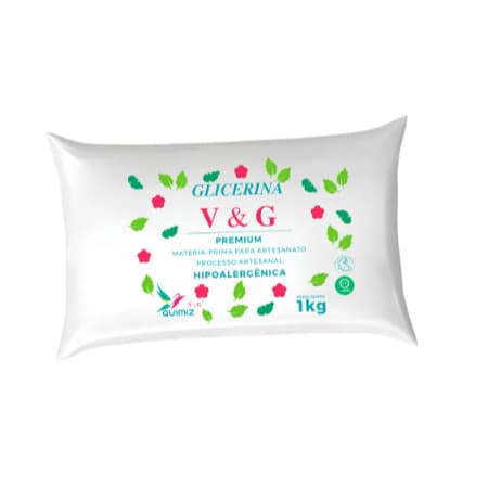 Base Glicerinada Hipoalergenica Branca 1Kg - V & G