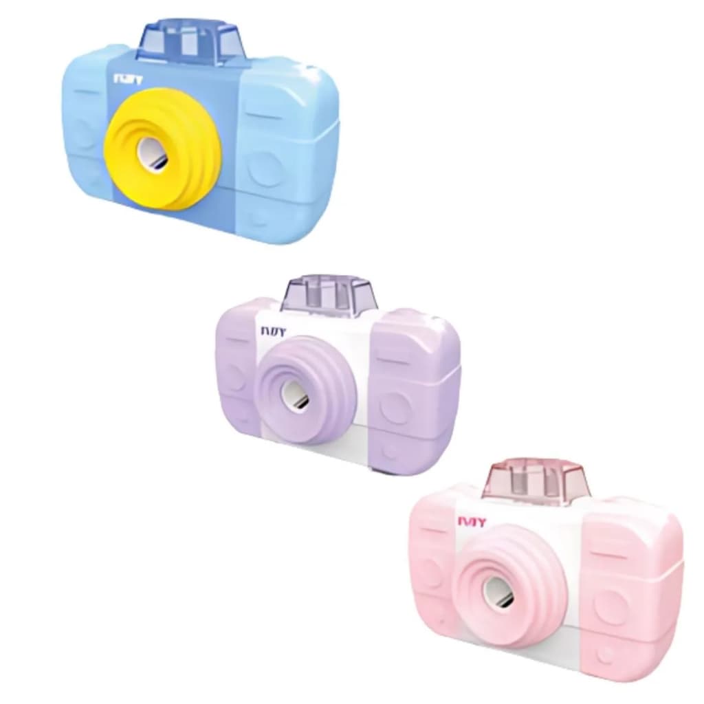 APONTADOR COM BORRACHA CAMERA  FOTOGRAFICA 2 EM 1- FOFY