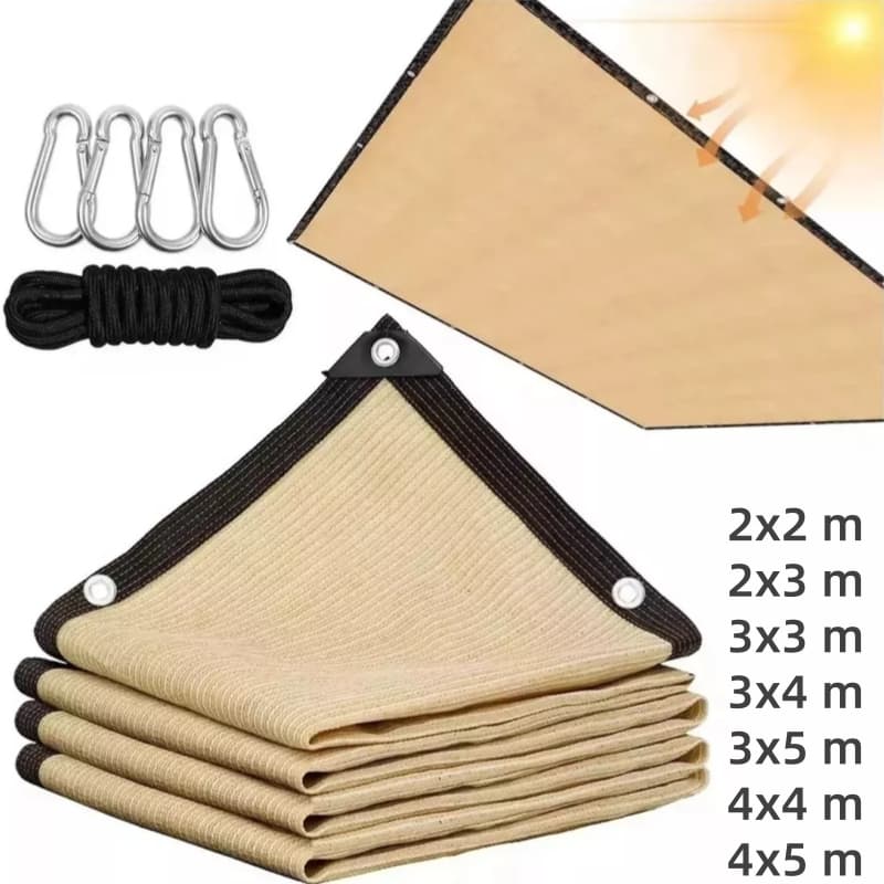 Sombrite 4x5m Tela de Sombreamento Resistente para Garagem Jardim e Varanda