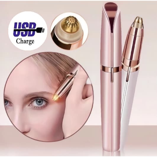 Depilador Sombrancelha Indolor Caneta para Depilação Removedor de Sobrancelhas Recarregavel USB