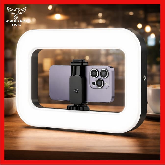 Iluminador Ring Light Led 20W Portátil Luz De Preenchimento Headland Para Vídeos Fotos Ao Vivo