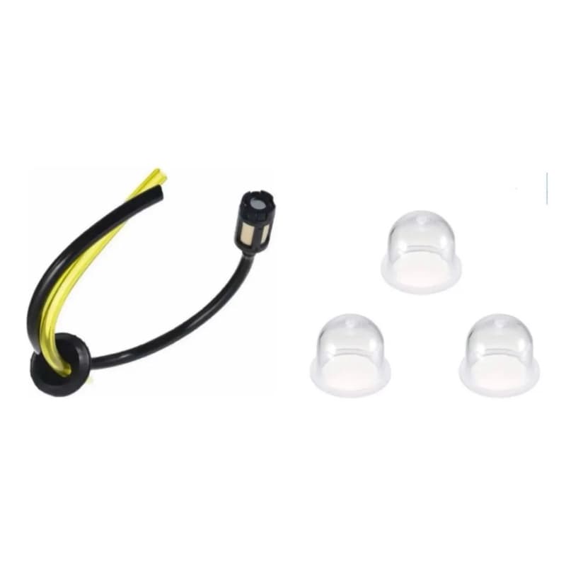 Mangueira Combustível Roçadeira + 3 Injetores Bulbo Primer 43/52