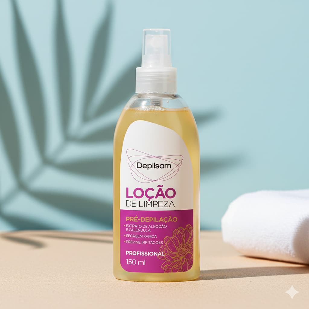 Loção de Limpeza Pré Depilação Depilsam 150Ml