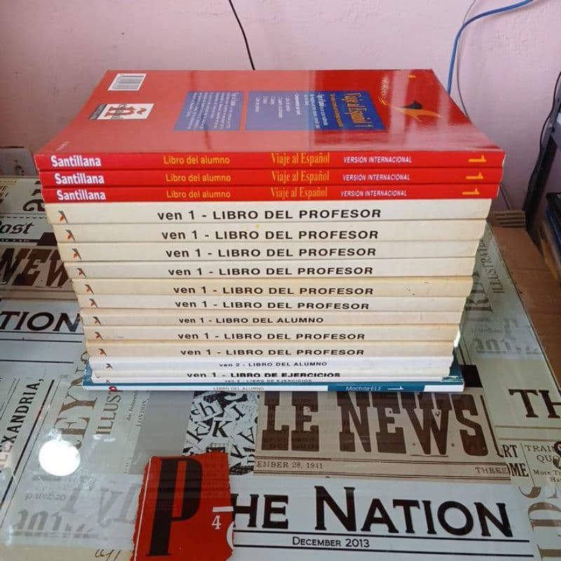 Livros Ensino Língua Espanhola Estudo Espanhol