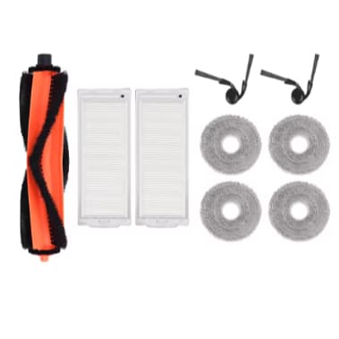 ACESSORIOS  Reposição Aspirador Xiaomi S40 Pro – Escova Principal, Mop, Escova Lateral e Filtro HEPA  Alta Qualidade