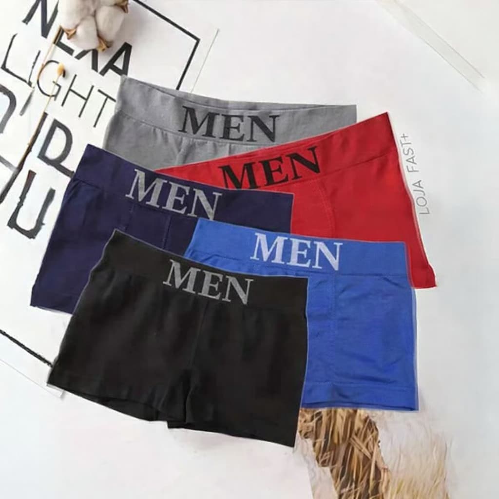 Kit 10/8 Cuecas Boxer Microfibra Adulto Premium