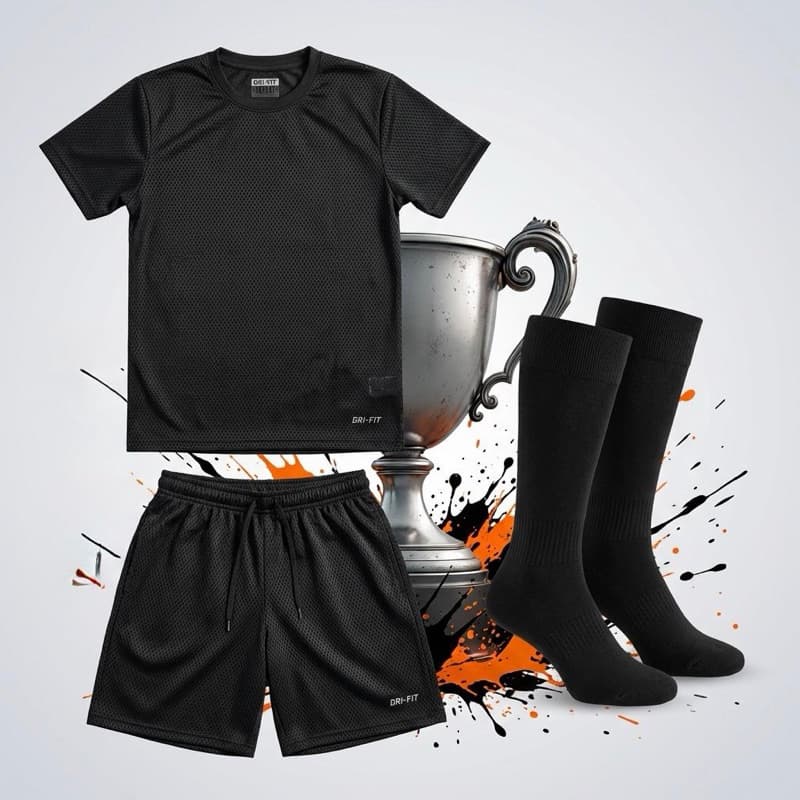 Conjunto Infantil FUTEBOL  Dri-Fit Premium Com Bolso Lateral e Meião de Futebol