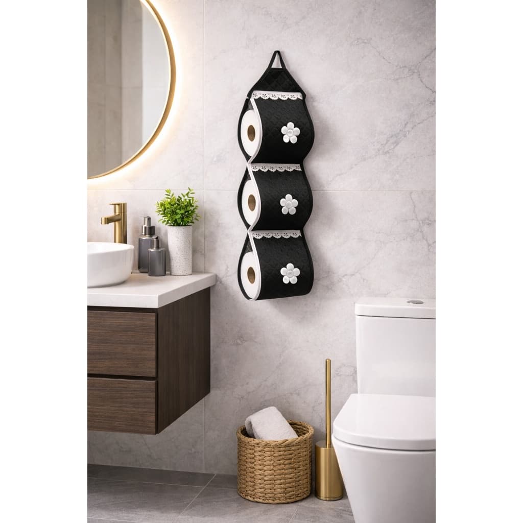 Porta Papel Higiênico  3 Rolos Matelado Ultrassônico