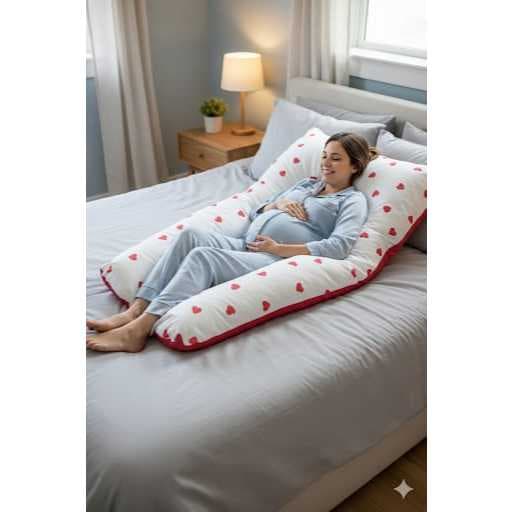 Travesseiro Gestante De Corpo Gravida Almofada Amamentação