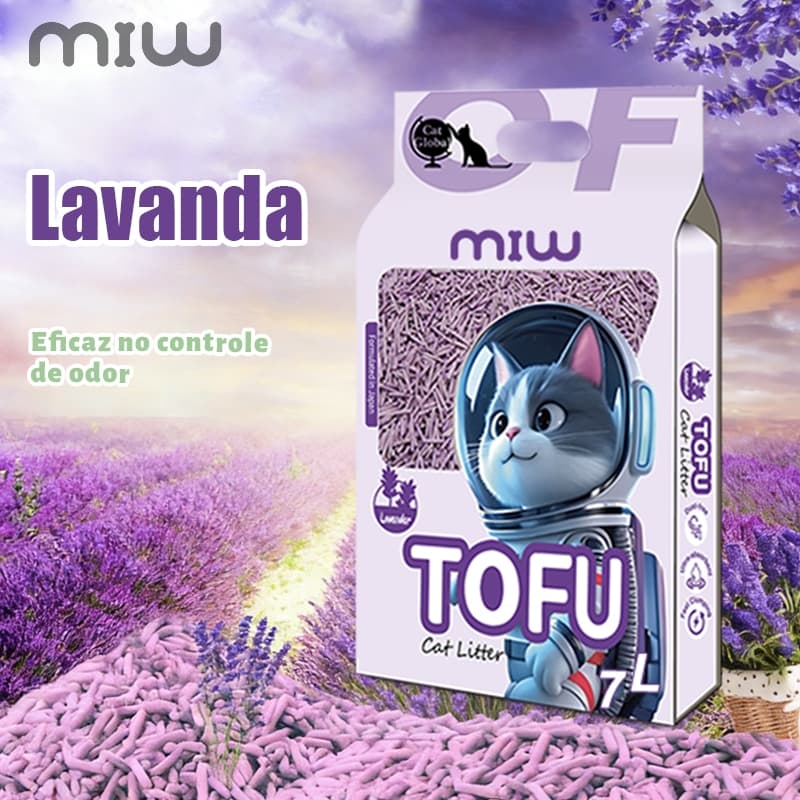 MIW Areia Higiênica Biodegradável 4 Kg (2 pacotes de 2 kg) - Max Clean - Grãos Finos - novo