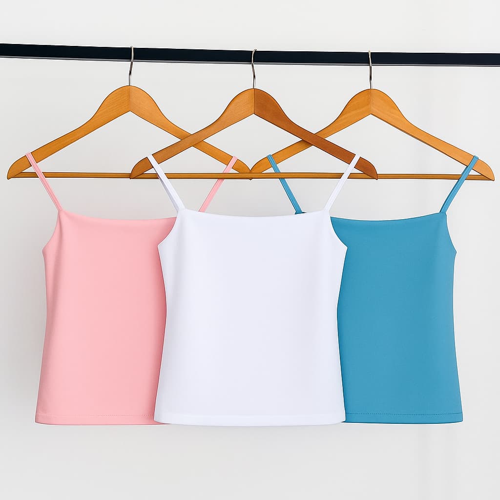 Kit 3 Cropped Feminino Regata Alcinha Básico Verão Suplex