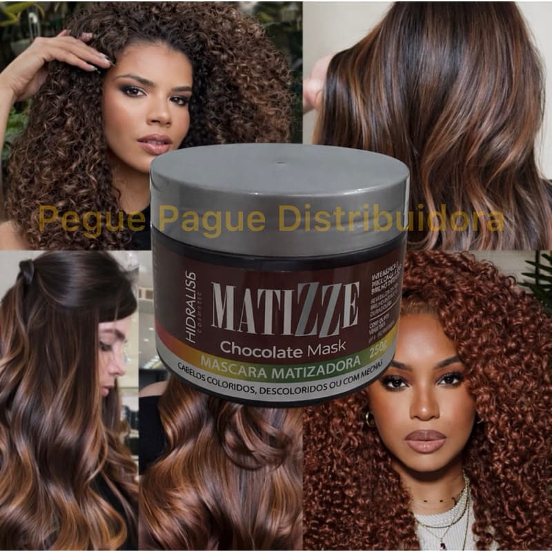 Tonalizante Avelã Chocolate Acobreado 100% Natural Sem Amônia Morena Matizze Hidralise Cosméticos