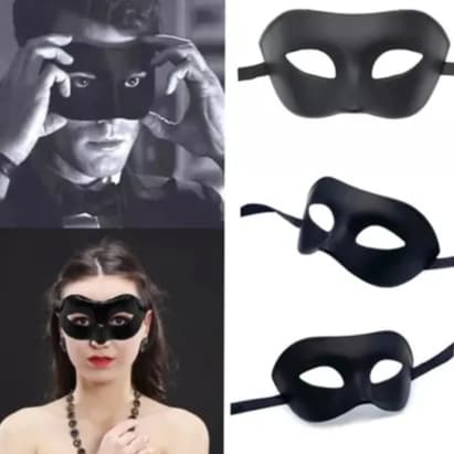 Máscara de Plástico Veneziana | Baile de Máscaras Fantasia Festa