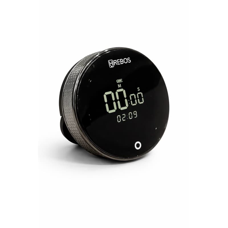 Relógio Timer Cronômetro Digital Magnético Recarregável Bateria de Longa Duração Hrebos Premium