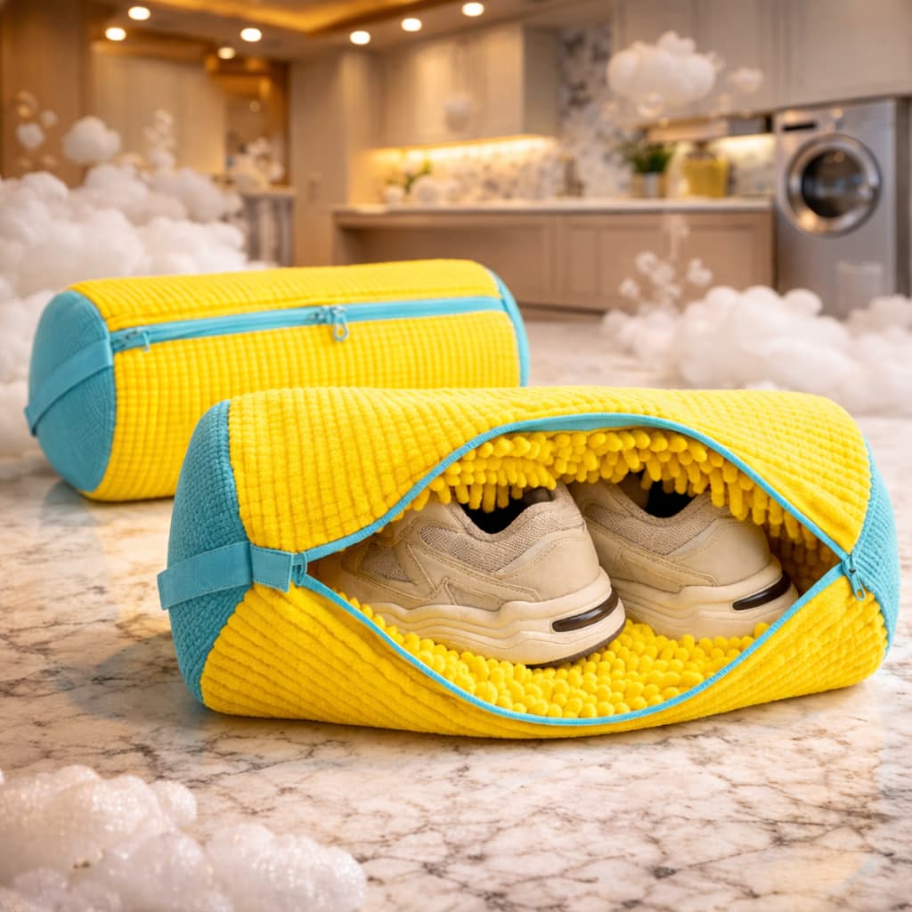 Kit 1/2 Sacos De Lavagem para Sapatos Máquina de Lavar Pratico