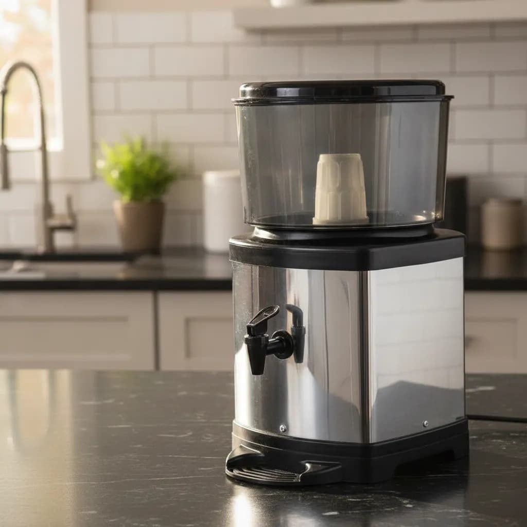 Bebedouro Para Água Filtro Para Água Inox Com Base De Barro 6L