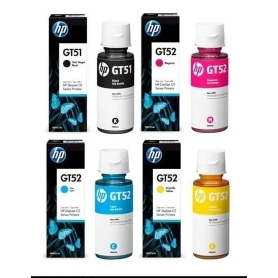 Kit Refil 4 Tinta Para  Hp Gt 51 Gt 52 -   Tank 517- 532- 532-416-316-316Gt5822  GT5810