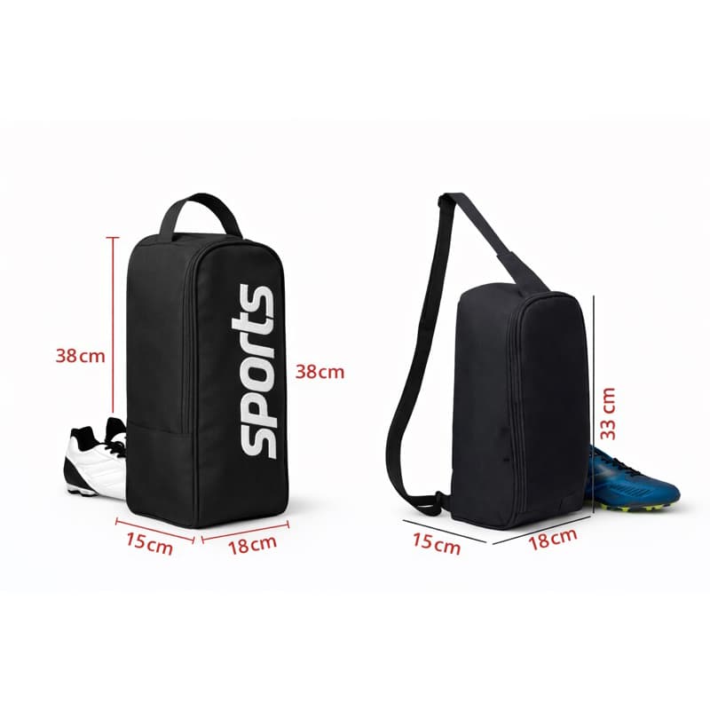 Porta Chuteira 38cm Bolsa Porta Tênis com Alça de Mão ou Transversal Impermeável Futebol Academia