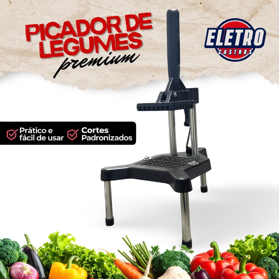 Picador Cortador Fatiador de Legumes Profissional cozinha