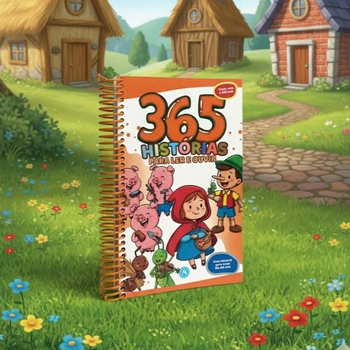 365 Histórias Para Ler e Ouvir / Ouça com QR Code / Espiral