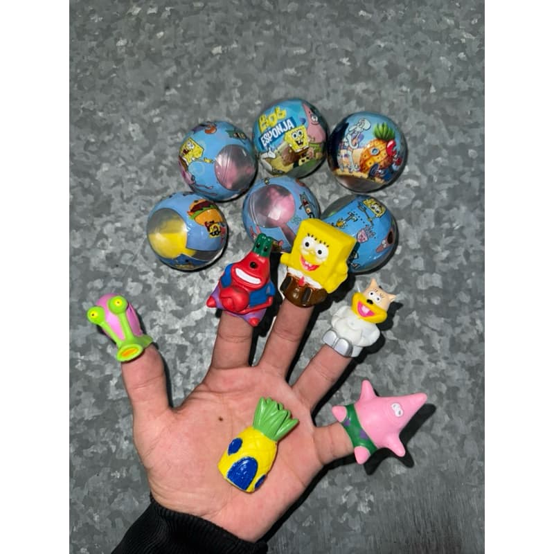bolinhas surpresa Bob esponja 2” kit com 30 lembranças para festa