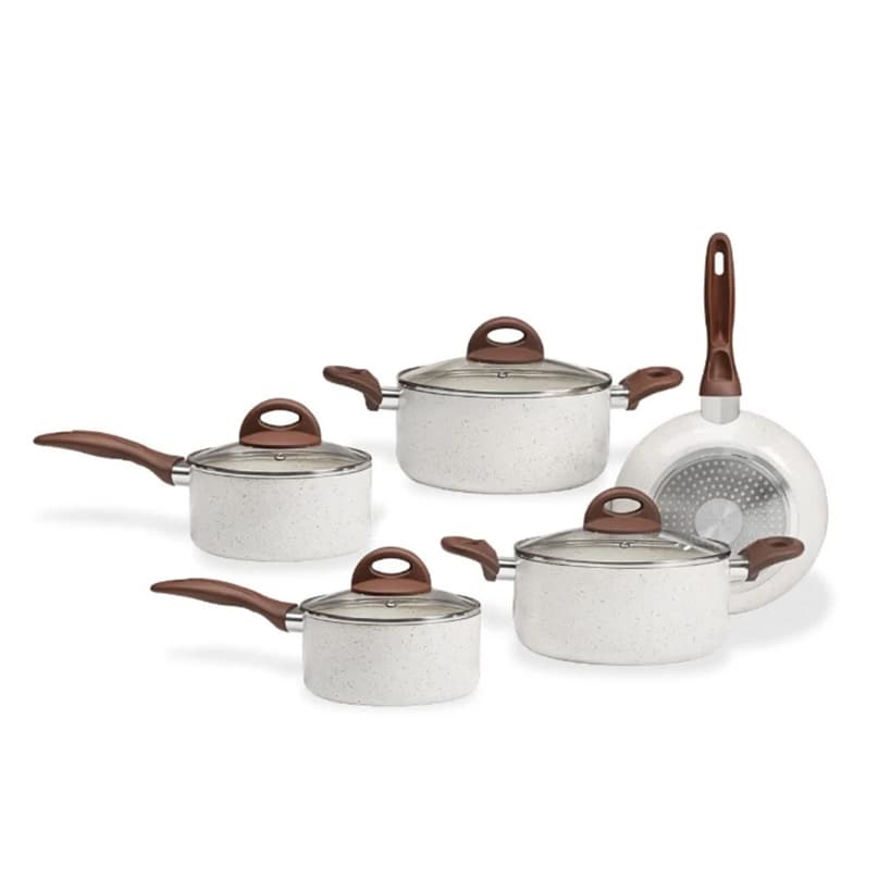 Jogo de Panelas Matera Vista Home 5 Peças Cerâmicas Indução