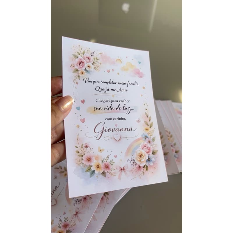 Cartão Personalizado 10x15 (enviando sua arte) – Papel fotografico 180g