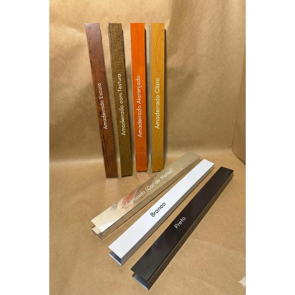 Salva Protetor de Porta 4 x 5cm altura Madeira/Branco/Preto/Galvanizado/