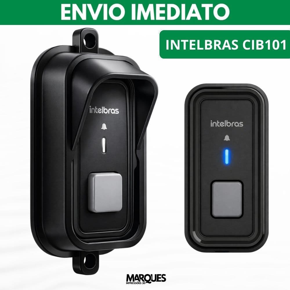 Protetor Anti Furto Para Campainha Intelbras CIB101 Capa Protetora Segurança Residencial