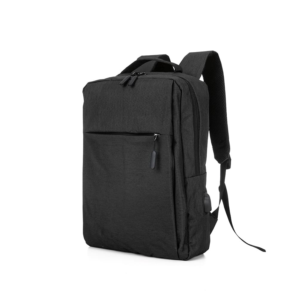 Mochila Notebook 15.6 USB 20L Nylon Resistente com 3 Compartimentos Mochila Executiva Faculdade Trabalho Viagem