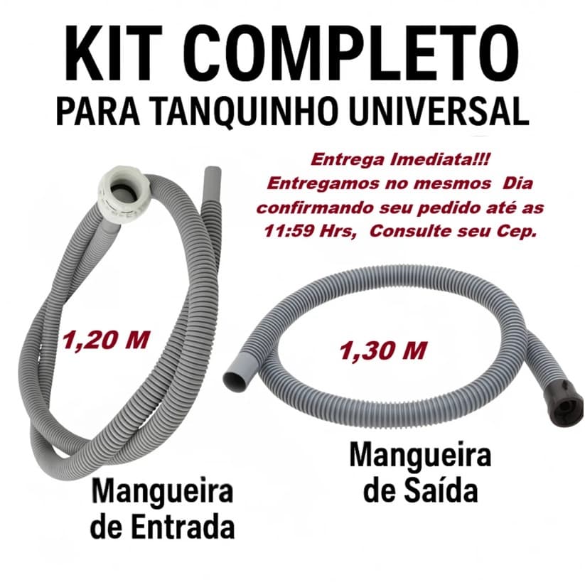 Mangueira De Saída/Entrada Tanquinho Colormaq, suggar original compativel com todos os modelos