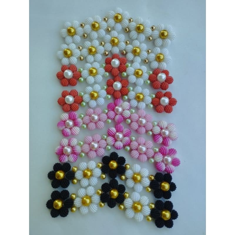 tramas de pérolas para costumizar chinelos (par)