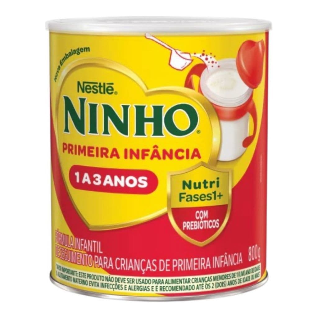 Fórmula infantil em pó 800g Nestlé Ninho Fases 1+ em lata - 1 a 3 anos