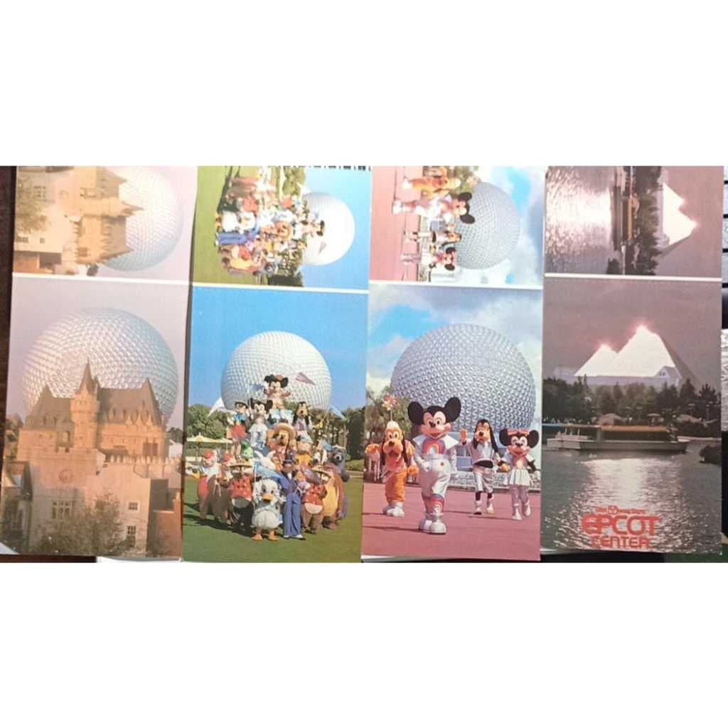 Lote 14 Cartões Postais EPCOT Center Walt Disney World Vintage EUA