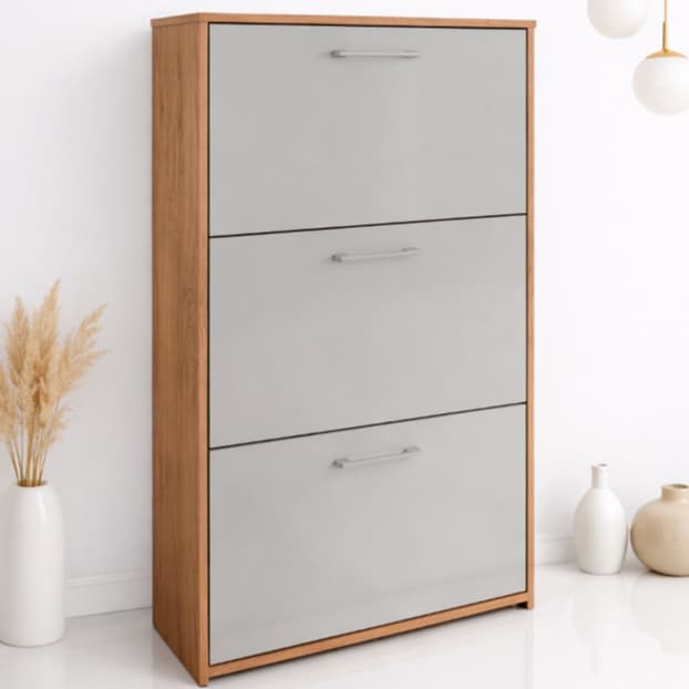 Sapateira Organizadora 3 Portas Multiuso Armário Quarto Sapato Casa Apartamento Entrada Sapatos