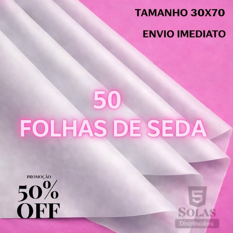 Papel de Seda 30x70 Branco Alvejado – Ideal para Artesanato, Embalagens e Decoração Envio Imediato