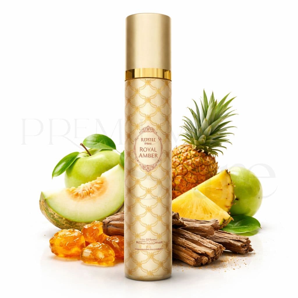 Body Splash Árabe Royal Amber Isabelle la Belle 300ml - Spray Desodorante Corporal Perfumado