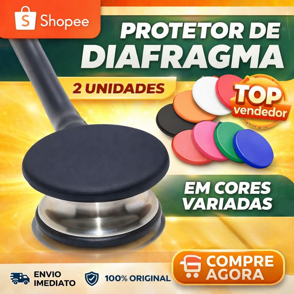 Protetor de diafragma para estetoscopio - 2 UNIDADES