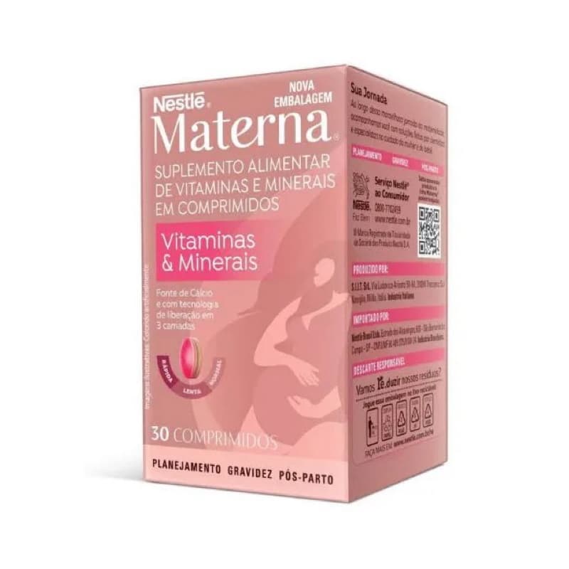 MATERNA C/30 CP ViTAMINA NESTLÉ