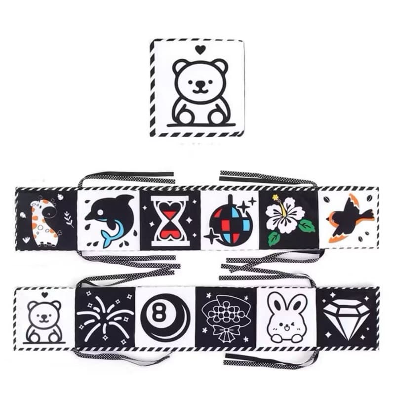 livro sensorial macio de pano estimula o desenvolvimento do seu bebê